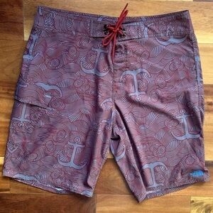 The North Face Anchor & Waves Board Shorts